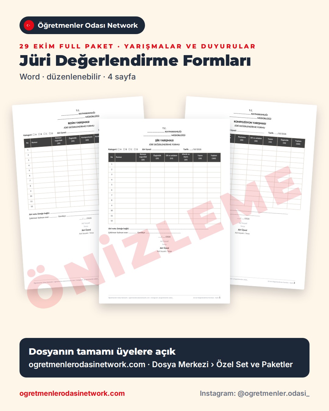 02 Jüri Değerlendirme Formları önizleme