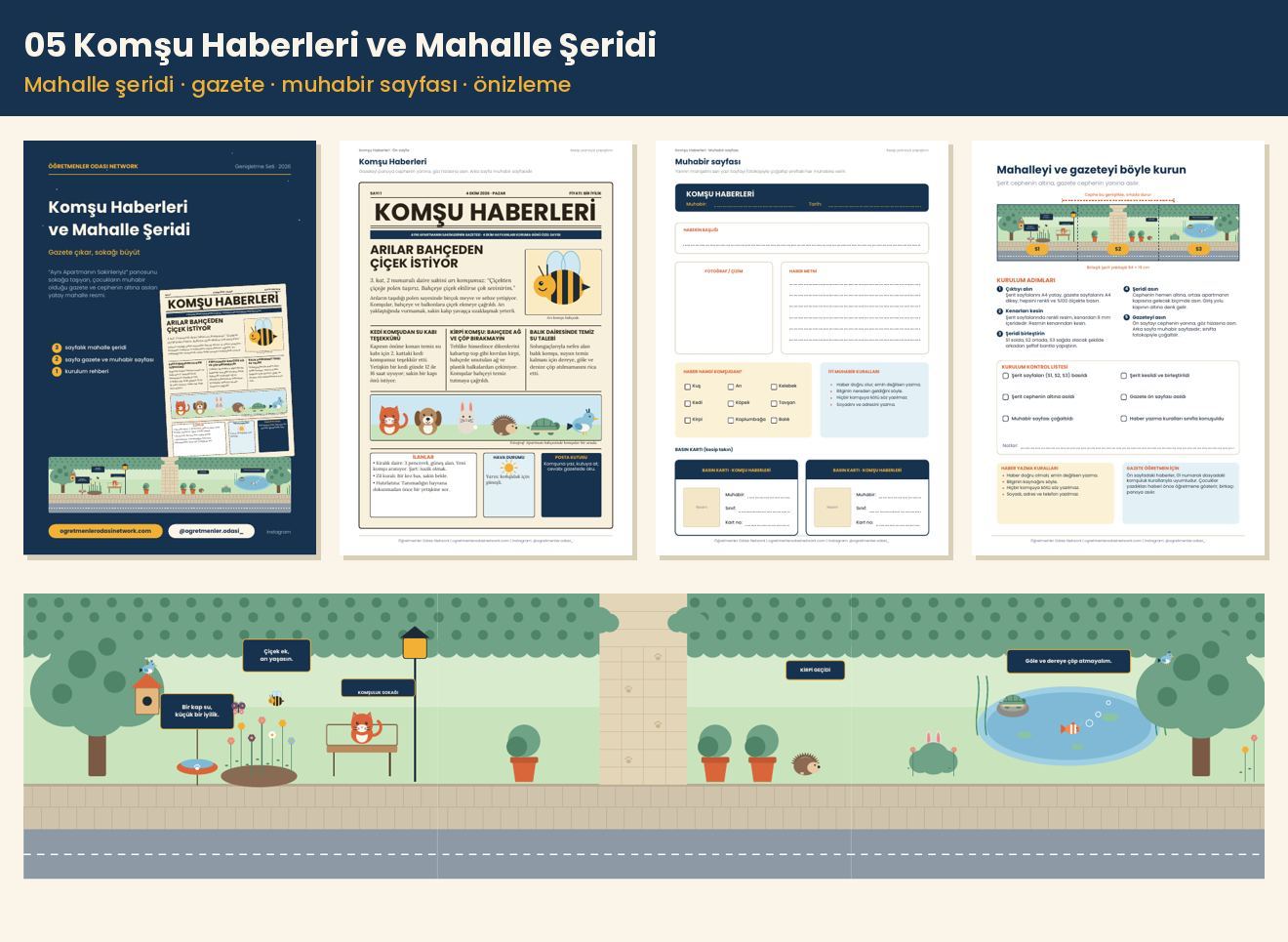 05 Komşu Haberleri ve Mahalle Şeridi önizleme
