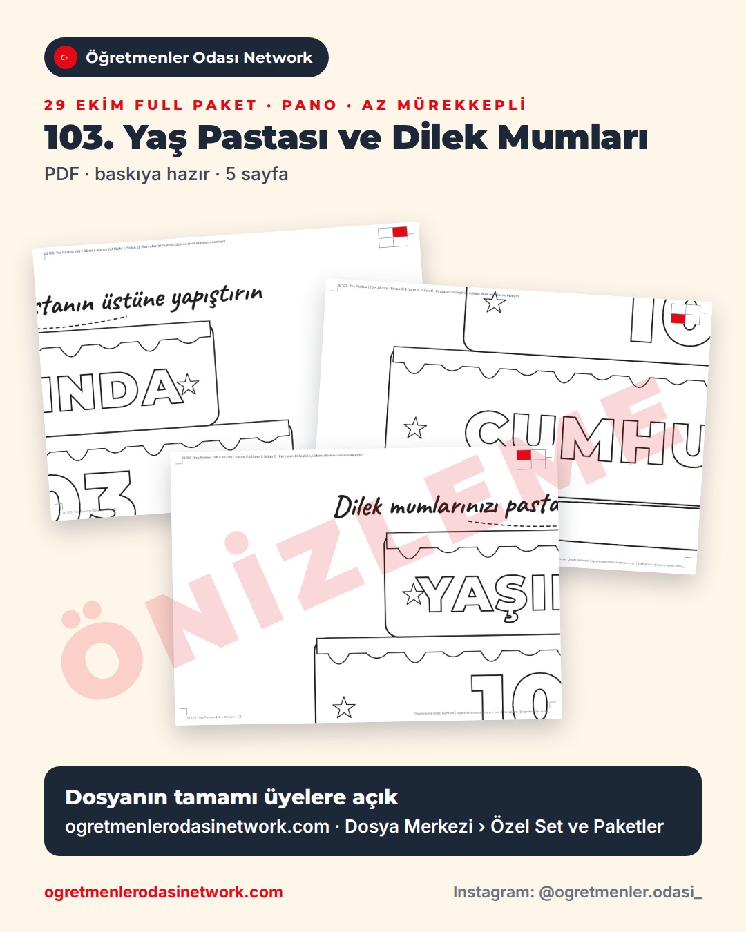 10 103. Yaş Pastası ve Dilek Mumları önizleme