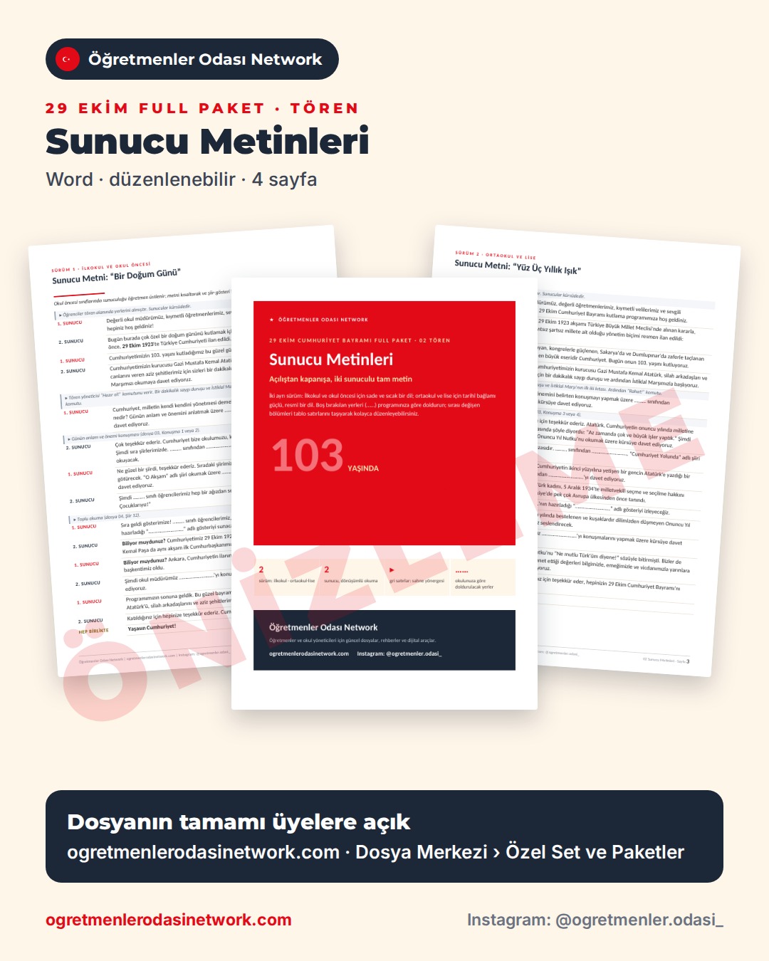 02 Sunucu Metinleri önizleme