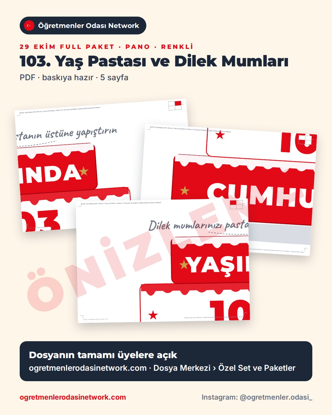 10 103. Yaş Pastası ve Dilek Mumları önizleme