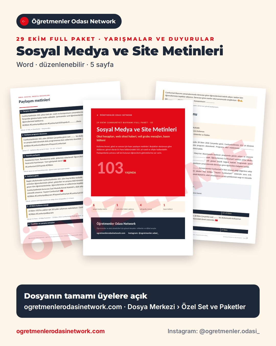 06 Sosyal Medya ve Site Metinleri önizleme