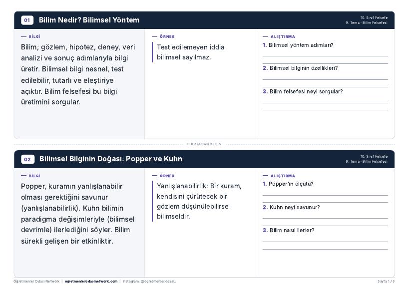 Bilim Felsefesi önizleme