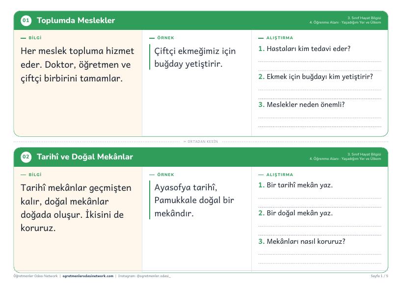 Yaşadığım Yer ve Ülkem önizleme