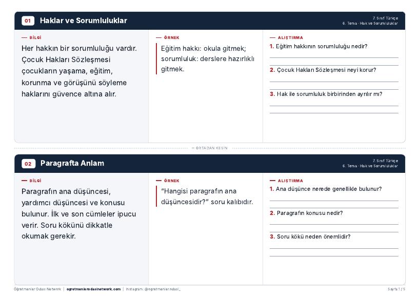 Hak ve Sorumluluklar önizleme