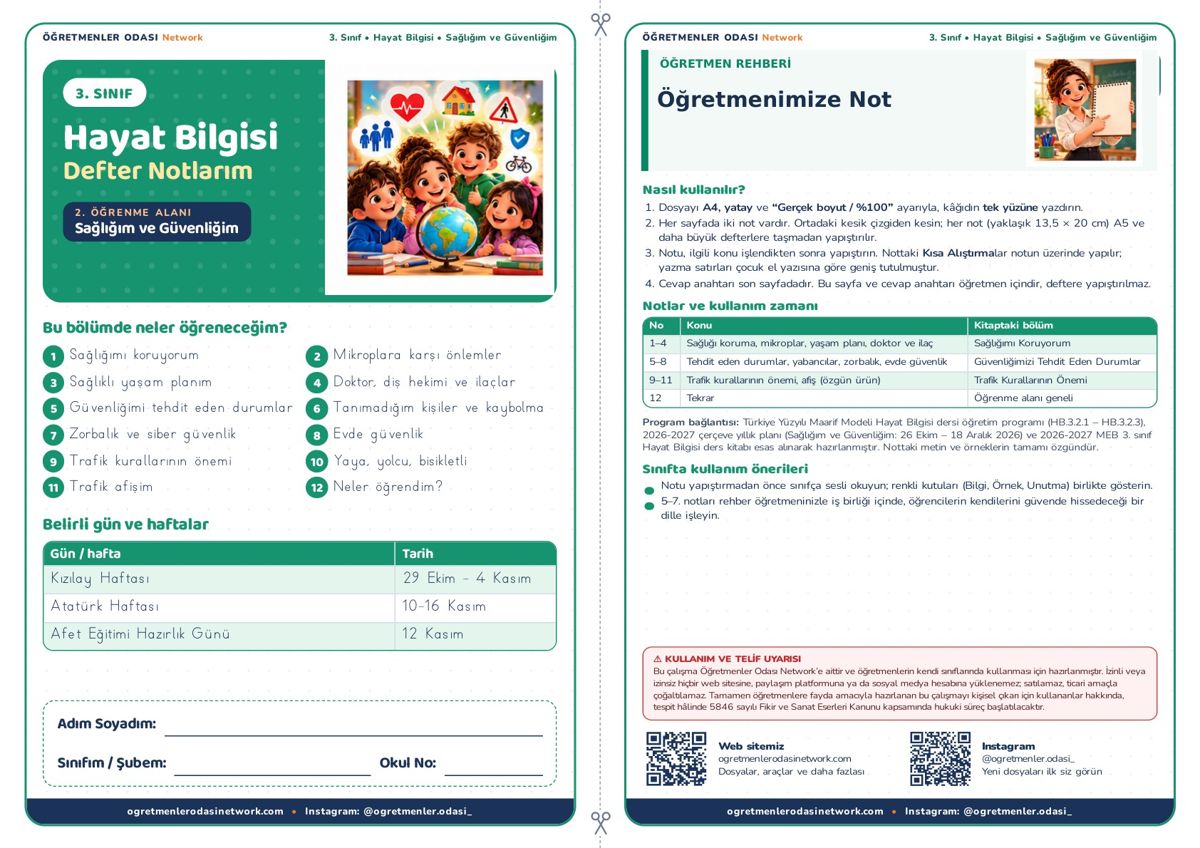 Sağlığım ve Güvenliğim önizleme