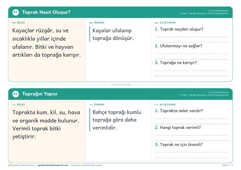 Toprağı Tanıyorum, Tarımı Keşfediyorum önizleme