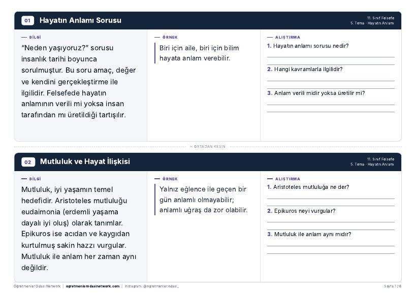 Hayatın Anlamı önizleme