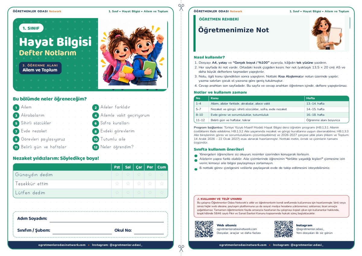 Ailem ve Toplum önizleme