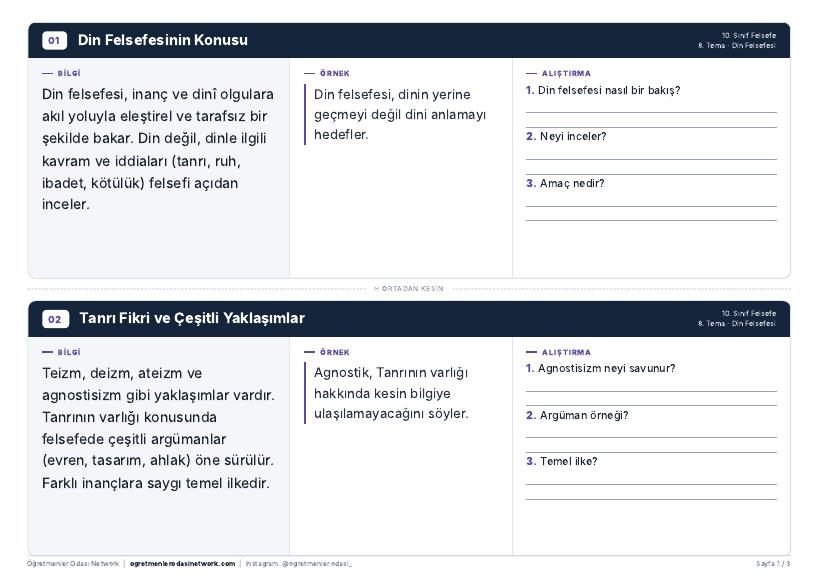 Din Felsefesi önizleme