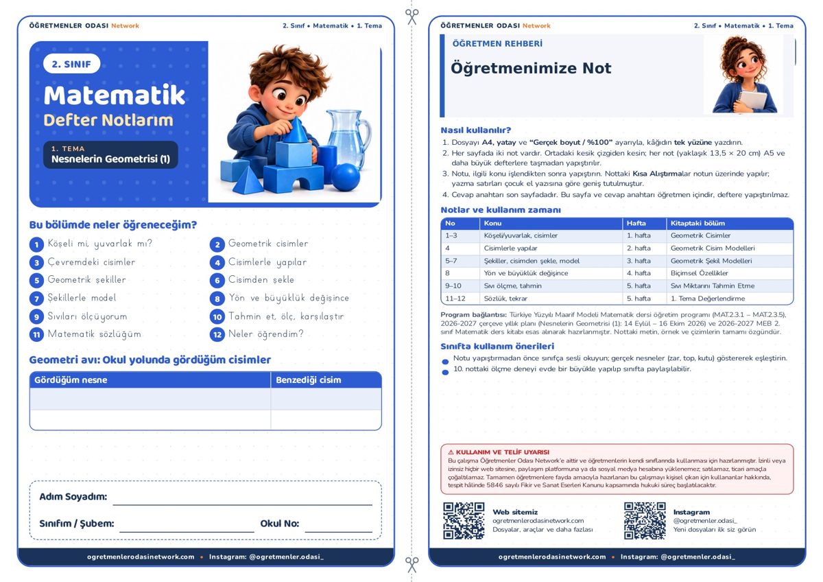 Nesnelerin Geometrisi önizleme