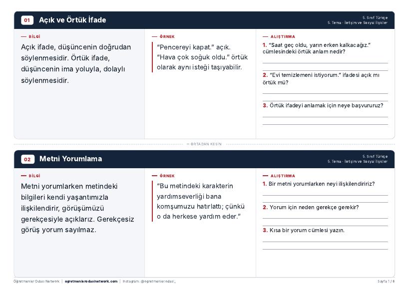 İletişim ve Sosyal İlişkiler önizleme