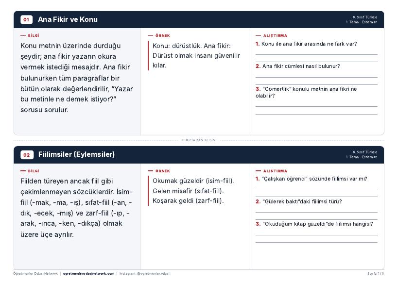 Erdemler önizleme