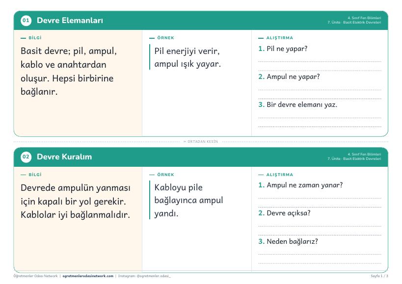 Basit Elektrik Devreleri önizleme