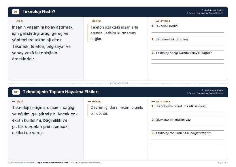 Teknoloji ve Sosyal Bilimler önizleme