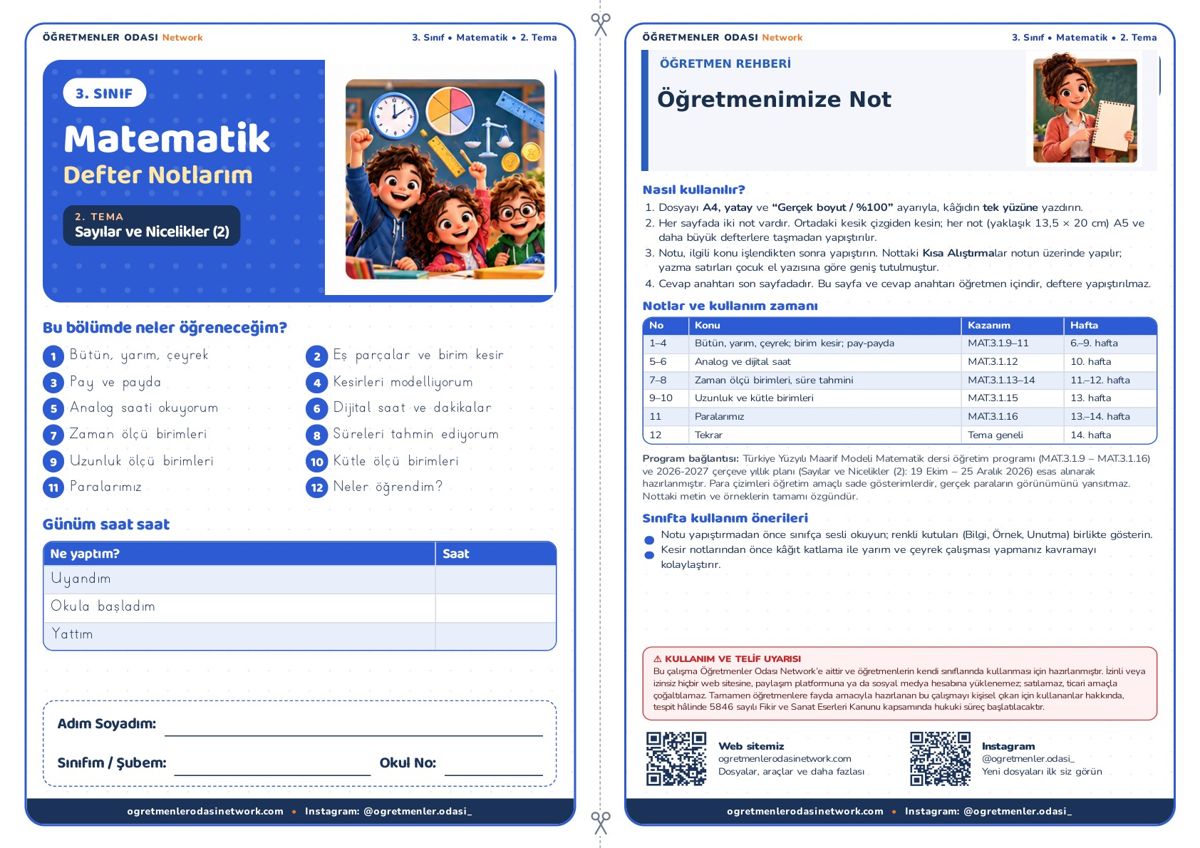 Sayılar ve Nicelikler (2) önizleme