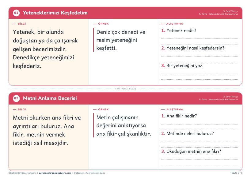 Yeteneklerimizi Kullanıyoruz önizleme