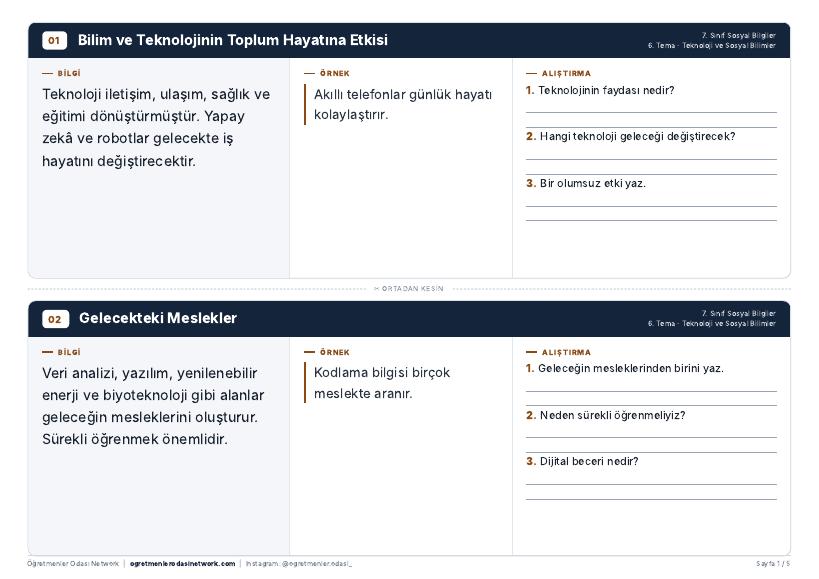 Teknoloji ve Sosyal Bilimler önizleme