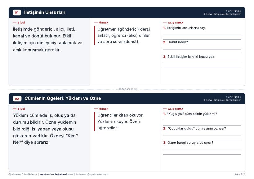 İletişim ve Sosyal İlişkiler önizleme
