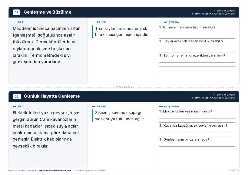Maddenin Ayırt Edici Özellikleri önizleme