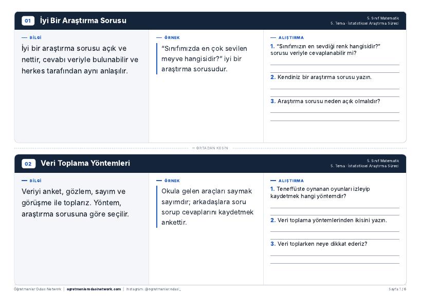 İstatistiksel Araştırma Süreci önizleme