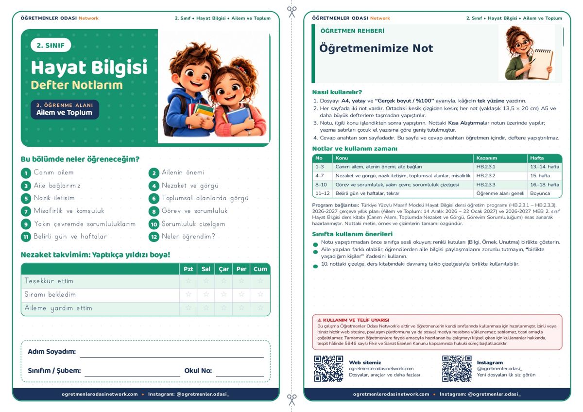 Ailem ve Toplum önizleme