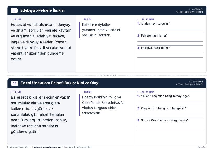 Edebiyat ve Felsefe önizleme