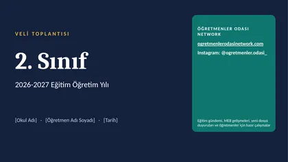 Veli Toplantısı Sunusu 2. Sınıf ilk sayfa önizlemesi